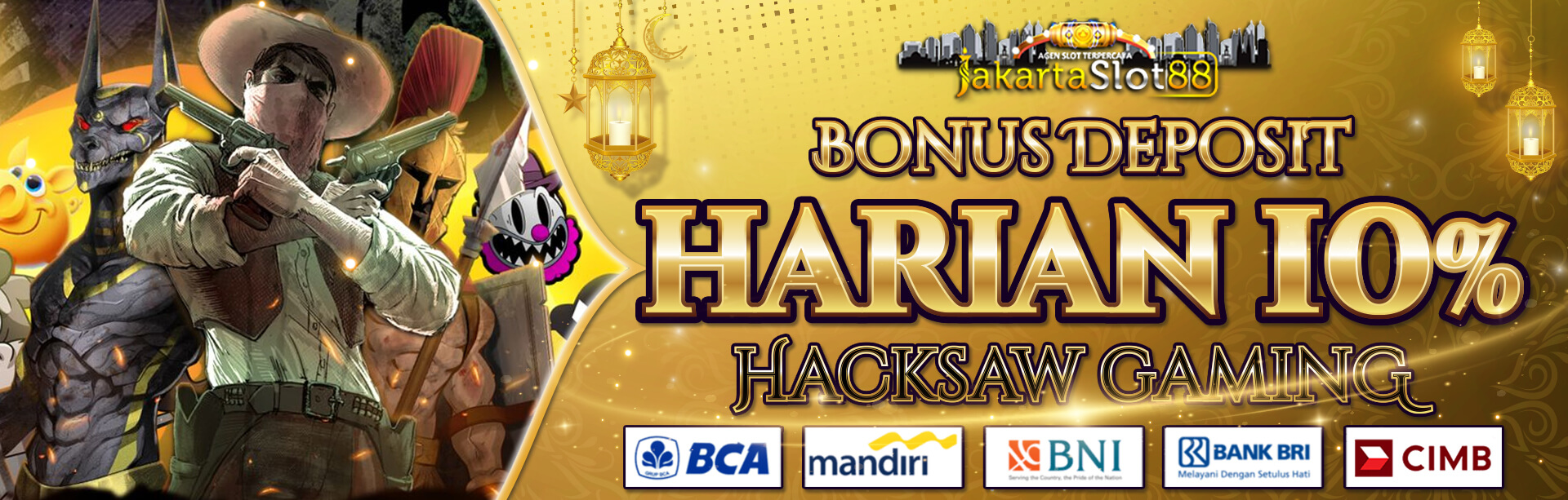 BONUS HARIAN DEPOSIT 10% HACKSAW GAMING