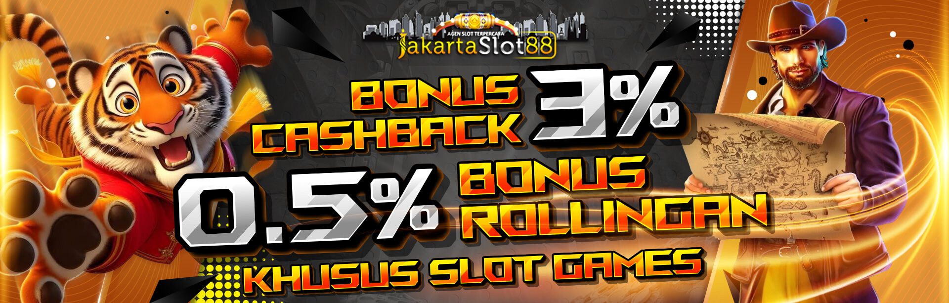 BONUS CASHBACK & ROLLINGAN SLOT