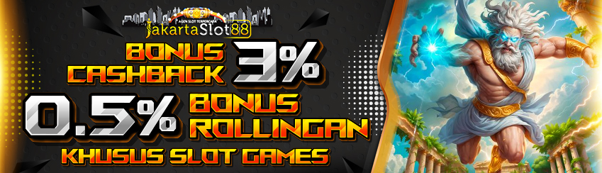BONUS CASHBACK & ROLLINGAN SLOT