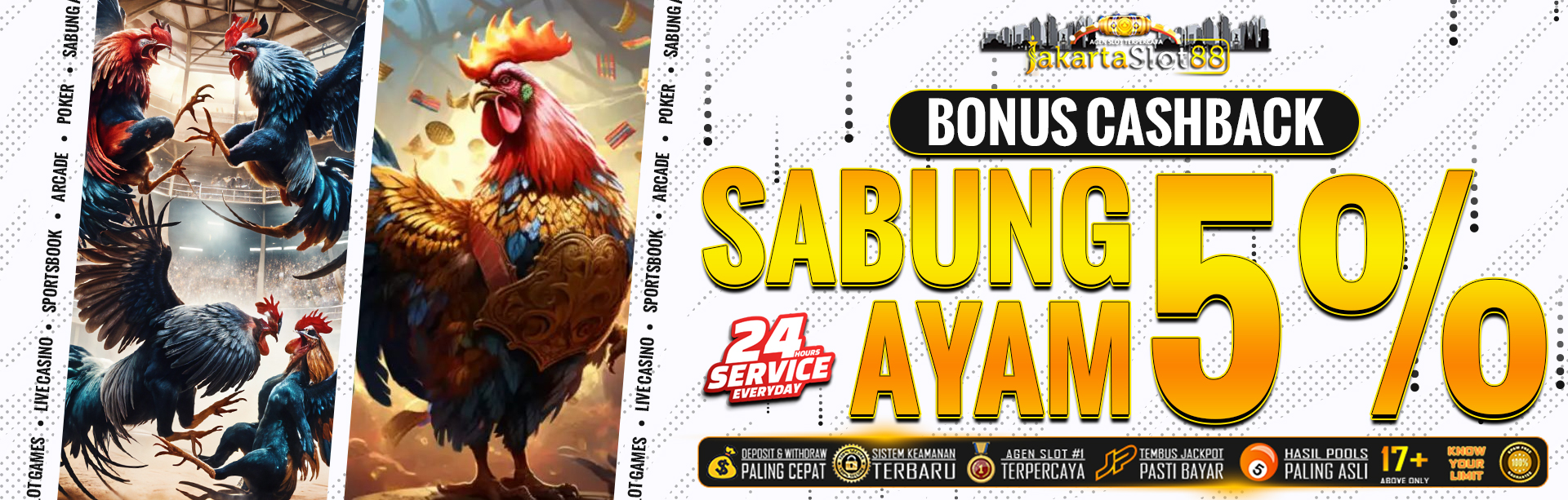 CASBACK SABUNG AYAM ONLINE