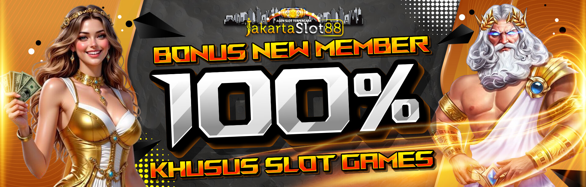 BONUS NEW MEMBER 100%