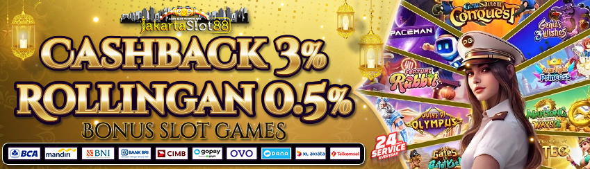 BONUS CASHBACK & ROLLINGAN SLOT